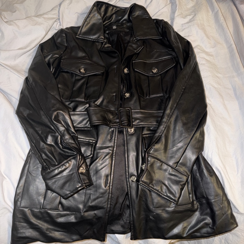 Women's Black Leather Jacket